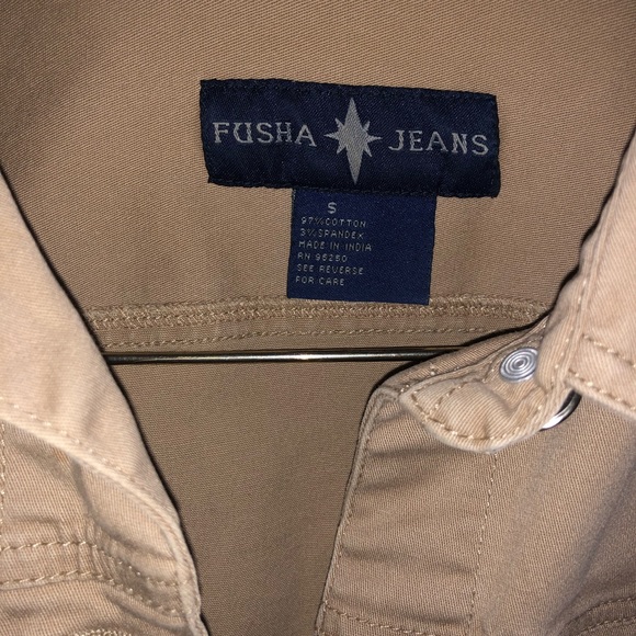 Women’s Kaki Jean Jacket - Picture 4 of 4